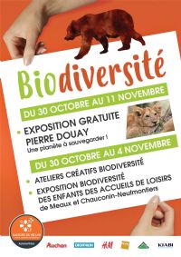 Exposition sur la biodiversité aux Saisons de Meaux. Du 30 octobre au 11 novembre 2017 à MEAUX. Seine-et-Marne.  09H00